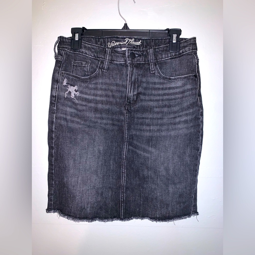 Universal Thread like new grey acid was pencil skirt
